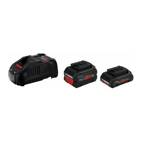Bosch Akku Starter-Set: 1 x ProCORE 18 Volt 4,0 Ah 1 x ProCORE 8,0 Ah GAL 1880 CV