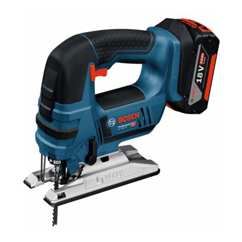 Bosch Akku-Stichsäge GST 18 V-LI B mit 2 x 4,0 Ah Li-Ion Akku L-BOXX