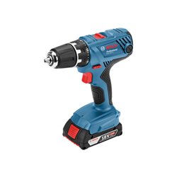 Bosch Akku-Bohrschrauber GSR 18V-21 mit 2 x 2,0 Ah Li-Ion Akku L-BOXX