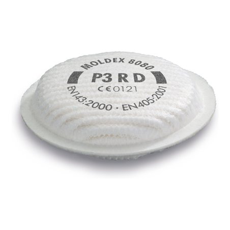 Moldex Partikelfilter 8080 P3RD b.30xAGW-Wert EN143:2000+A1:2006