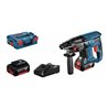 Bosch Akku-Bohrhammer mit SDS plus GBH 18V-20 mit 2 x 4,0 Ah Li-Ion Akku L-BOXX