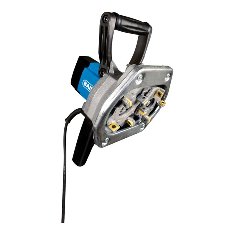 Baier Fassadenfräse BFF 222 mit HM-Wendeplattenfräser-Satz im Metall-Transportkoffer