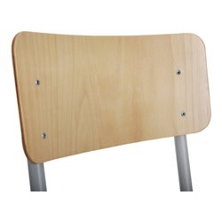 STIER Stapelstuhl, Buche, 450 x 385 x 390 mm