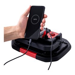 STIER Akku-COB-LED Baustrahler 5200 mAh 4000 Lumen 40W mit Lautsprecher