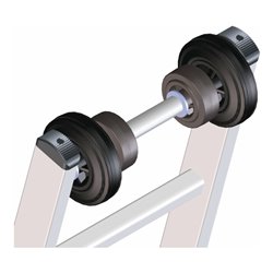 ZARGES Mastfahrwerk für Leitern aus Aluminium