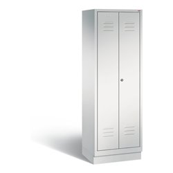 STIER Wäsche-Spind mit 2 Abteilen 1800x610x500mm auf Sockel