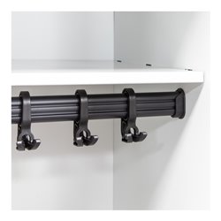 STIER Wäsche-Spind mit 2 Abteilen 1800x610x500mm auf Sockel