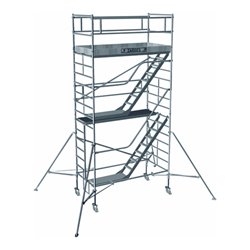 ZARGES Multitower 2DT - LM-Fahrgerüst Aufstieg Arbeitshöhe 6.40 m 4.45 m + Plattform 1.20 m x 2.50 m