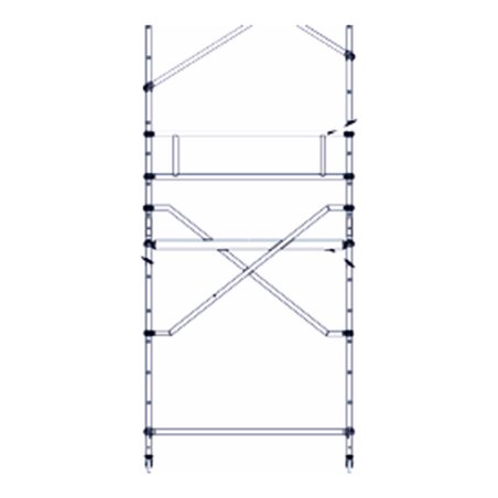ZARGES Plattformdiagonale für 2.50 m