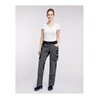 Pionier Bundhose Damen TOOLS, 285 g/m², grau/schwarz, Gr. 34