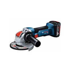 Bosch Akku-Winkelschleifer GWX 18V-8 mit 2 x GBA 18V 5,0 Ah Akku L-BOXX