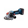 Bosch Akku-Winkelschleifer GWX 18V-8 mit 2 x GBA 18V 5,0 Ah Akku L-BOXX
