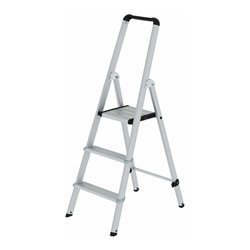 MUNK Aluminium-Stufenstehleiter ML einseitig begehbar