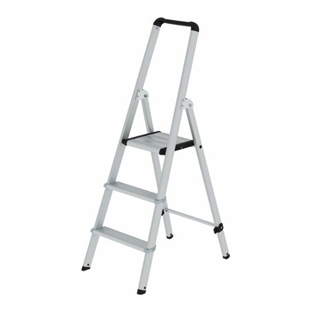 MUNK Aluminium-Stufenstehleiter ML einseitig begehbar