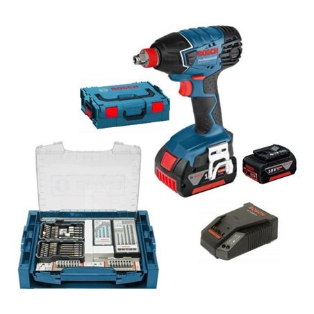 Bosch Akku-Drehschlagschrauber GDX 18 V-LI L-BOXX 68tgl. Zubehörset