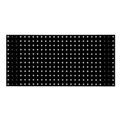 KS Tools Lochplatte-tiefschwarz-matt, 1500x450mm