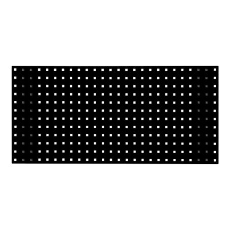 KS Tools Lochplatte-tiefschwarz-matt, 1500x450mm