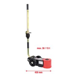 KS Tools Lufthydraulischer Wagenheber 30 t / 15 t