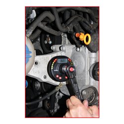 KS Tools 1/2 Zoll Digitaler Drehmomentadapter mit Winkelmesser, 6,8-135 Nm