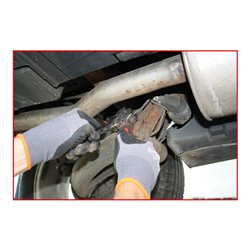 KS Tools FLAREFIXeco 4,75 mm / 3/16'SAE Universal-Bremsleitungs-Bördelgerät-Satz für DIN und SAE, 5-tlg.