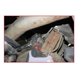 KS Tools FLAREFIXeco 4,75 mm / 3/16'SAE Universal-Bremsleitungs-Bördelgerät-Satz für DIN und SAE, 5-tlg.