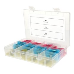 KS Tools Sortiment Schrumpfstoßverbinder, 0,5 mm² - 6,0 mm², 200-tlg.