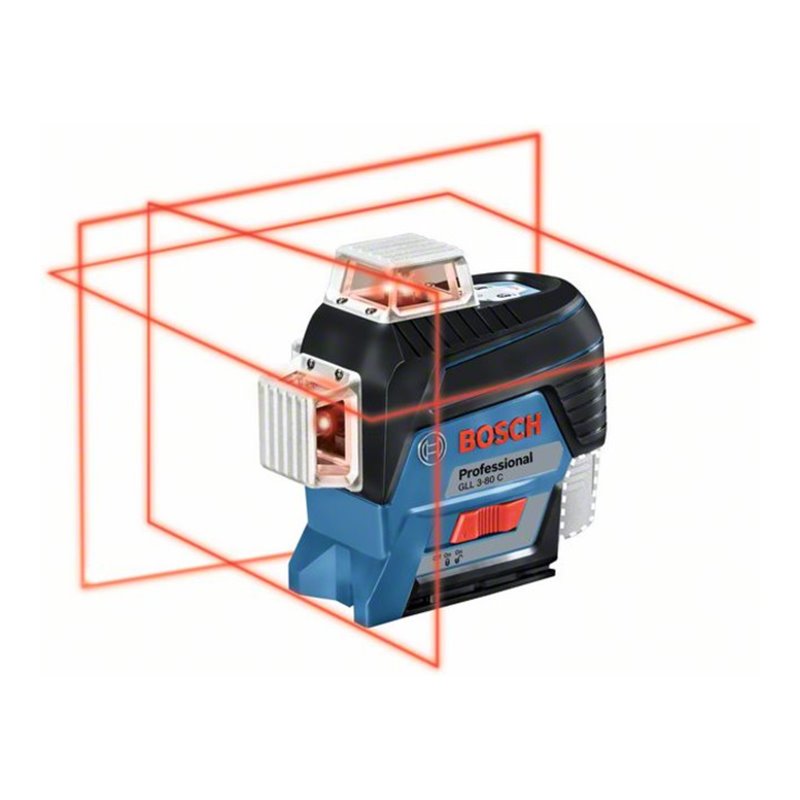 Bosch Linienlaser GLL 3-80 C Solo Version Halterung BM 1 L-BOXX