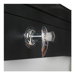 STIER Servierwagen mit 3 Etagen und Schublade LxBxH 860x480x980 mm