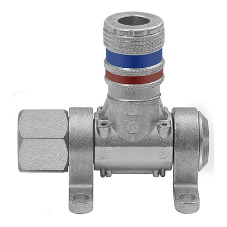 Riegler Druckluftverteiler  »Multi-Link «, 2 Sicherheitskupplungen NW 7,6