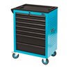 HAZET Werkstattwagen Assistent 178 N-7 mit 204 Werkzeugen 178N-7/204 Schubladen flach: 5 x 80 x 527 x 348 mm Schubladen hoch: 2 