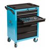 HAZET Werkstattwagen Assistent 178 N-7 mit 204 Werkzeugen 178N-7/204 Schubladen flach: 5 x 80 x 527 x 348 mm Schubladen hoch: 2 