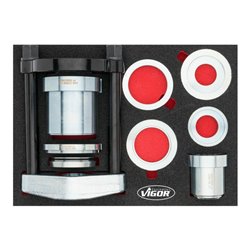 VIGOR Multibox V4700-XL, für FORD, MAZDA, Volvo – Längsstrebe und Querlenkerbuchse V5741N Anzahl Werkzeuge: 9