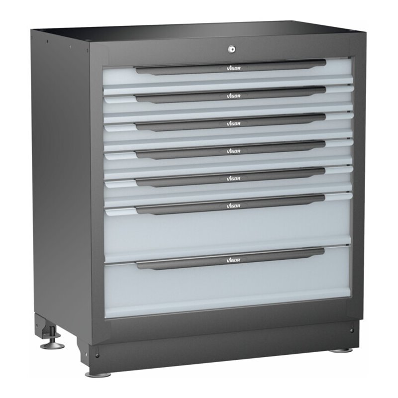 VIGOR Schubladen-Unterschrank 7 Schubladen V6000-01XL