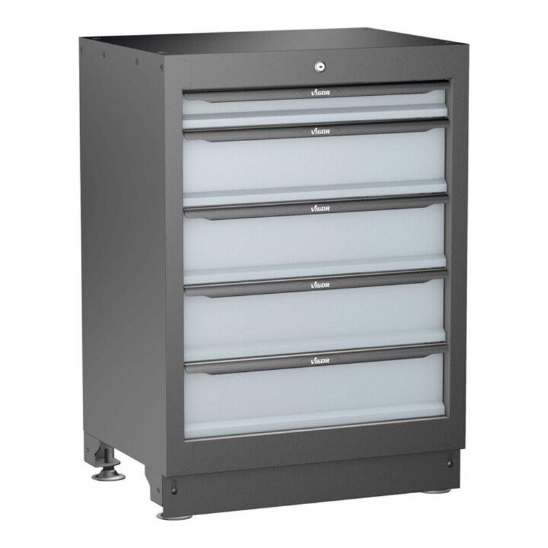 VIGOR Schubladen-Unterschrank 5 Schubladen 676 mm V6000-031