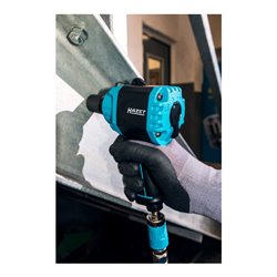 HAZET Mini Twin Turbo Schlagschrauber, extra kurz 9012MTT Lösemoment maximal: 1600 Nm Vierkant massiv 12,5 mm (1/2 Zoll) Hochlei