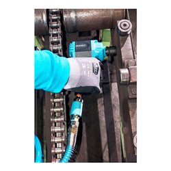 HAZET Mini Twin Turbo Schlagschrauber, extra kurz 9012MTT Lösemoment maximal: 1600 Nm Vierkant massiv 12,5 mm (1/2 Zoll) Hochlei