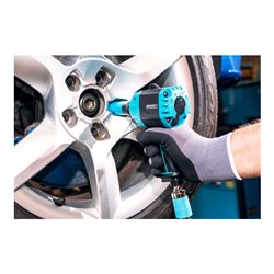 HAZET Mini Twin Turbo Schlagschrauber, extra kurz 9012MTT Lösemoment maximal: 1600 Nm Vierkant massiv 12,5 mm (1/2 Zoll) Hochlei