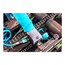 HAZET Mini Twin Turbo Schlagschrauber, extra kurz 9012MTT Lösemoment maximal: 1600 Nm Vierkant massiv 12,5 mm (1/2 Zoll) Hochlei