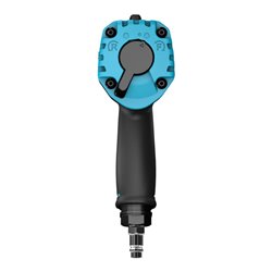 HAZET Mini Twin Turbo Schlagschrauber, extra kurz 9012MTT Lösemoment maximal: 1600 Nm Vierkant massiv 12,5 mm (1/2 Zoll) Hochlei