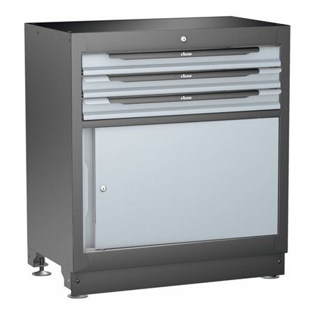VIGOR Schubladen-Unterschrank 3 Schubladen 861 mm V6000-030XL