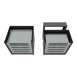 VIGOR Schubladen-Unterschrank 5 Schubladen 861 mm V6000-031XL