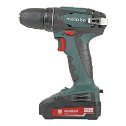 Metabo Akku-Bohrschrauber BS 18 2 x 1,3 Ah Kunststoffkoffer + Ladegerät
