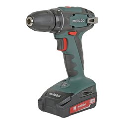 Metabo Akku-Bohrschrauber BS 18 2 x 1,3 Ah Kunststoffkoffer + Ladegerät