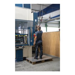 MUNK Palettenauflage für Euro-Paletten aus Aluminium Warzenblech