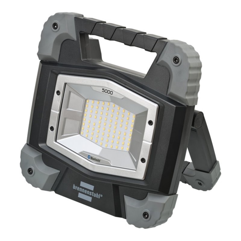 Bluetooth LED Baustrahler TORAN 5000 MB mit Lichtsteuerungs-APP, IP54, 5000lm, 46W, 5m H07RN-F 3G1,5