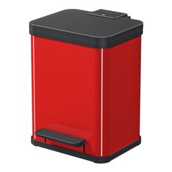 Hailo Öko duo Plus M, Tret-Mülltrenner, 2x9 ltr, Rot