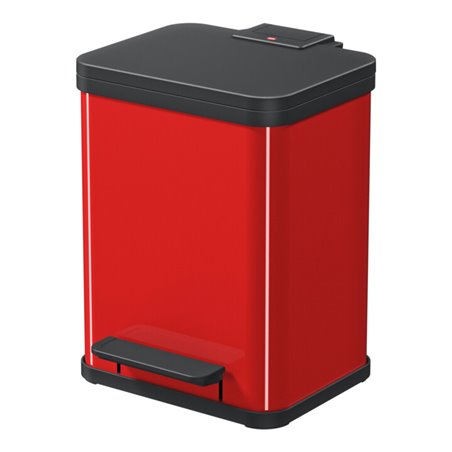 Hailo Öko duo Plus M, Tret-Mülltrenner, 2x9 ltr, Rot