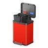 Hailo Öko duo Plus M, Tret-Mülltrenner, 2x9 ltr, Rot
