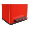 Hailo Öko duo Plus M, Tret-Mülltrenner, 2x9 ltr, Rot