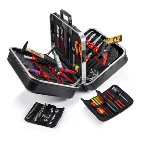 KNIPEX 00 21 42 Werkzeugkoffer 'BIG Twin' Elektro 66-teilig 290 mm